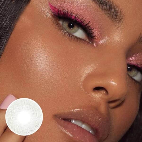 עדשות מגע צבעוניות שנתיות MO-04 Snowy