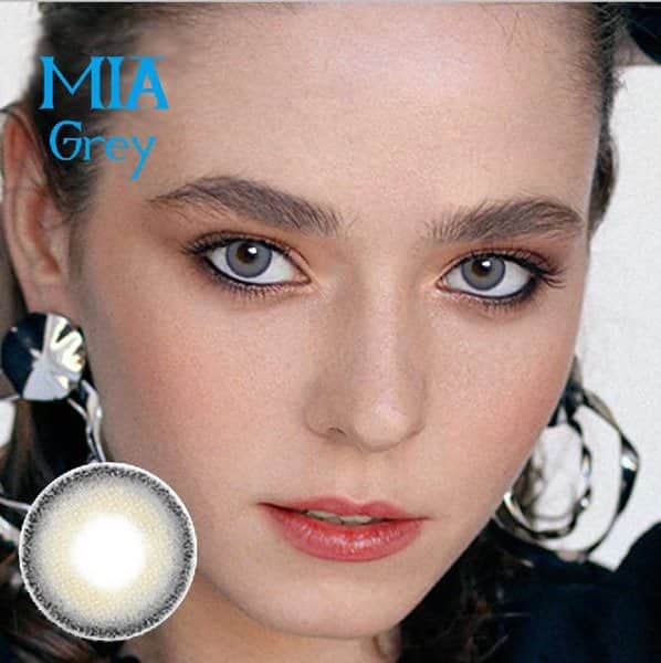 עדשות מגע צבעוניות שנתיות MIA GREY ME 48