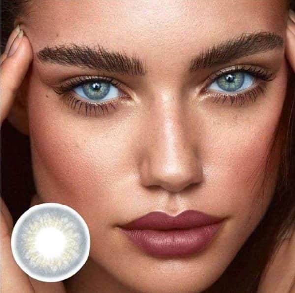 זוג עדשות צבעוניות שנתיות ME 29 BLUE GRAY