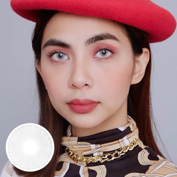 עדשות מגע צבעוניות שנתיות Bl 4 polar lights/ grey