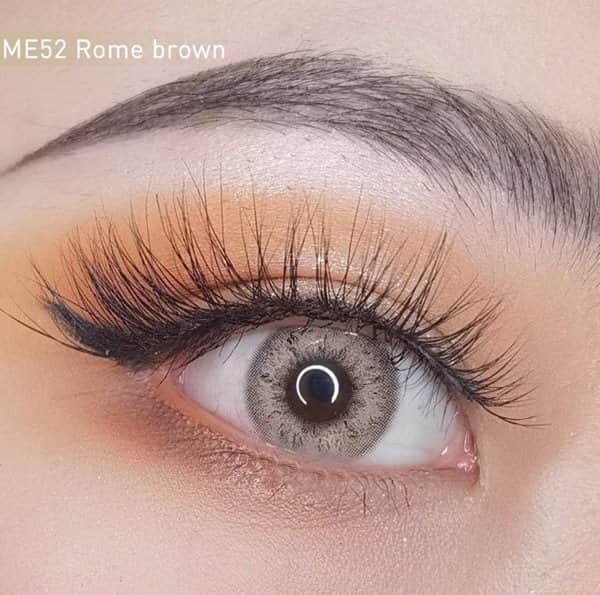 עדשות מגע צבעוניות שנתיות ME 52 ROME BROWN