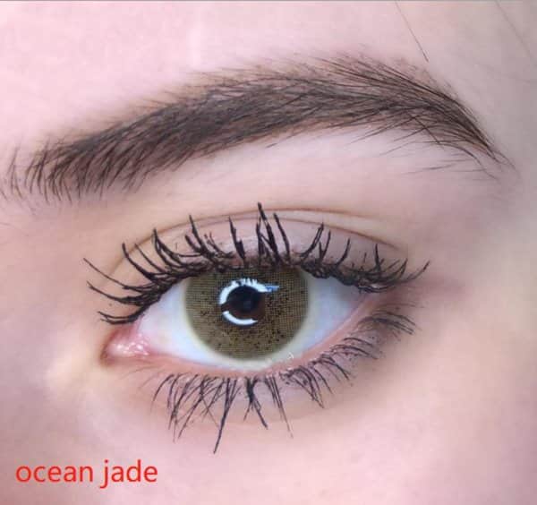 עדשות מגע צבעוניות שנתיות ME25 OCEAN JADE