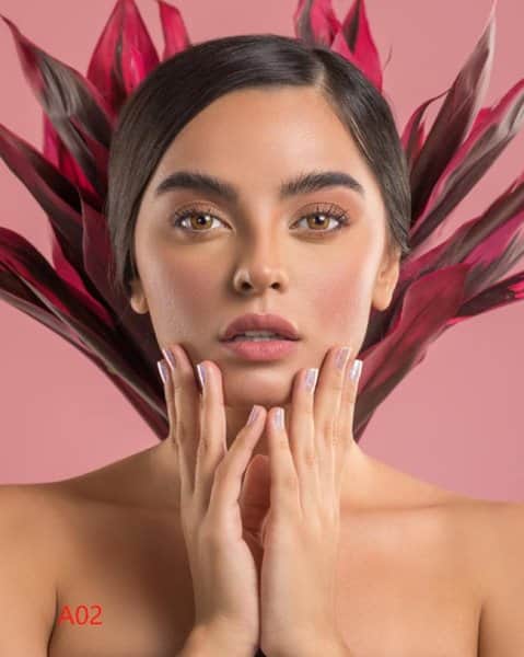 עדשות מגע צבעוניות שנתיות A02 MARBKE HAZEL