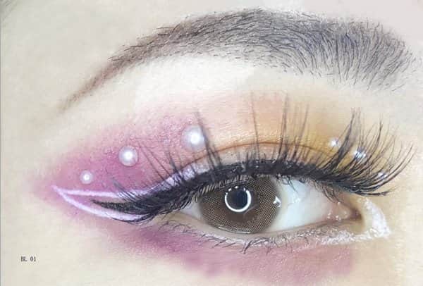 עדשות מגע צבעוניות שנתיות BL01 POLAR LIGHTS BROWN