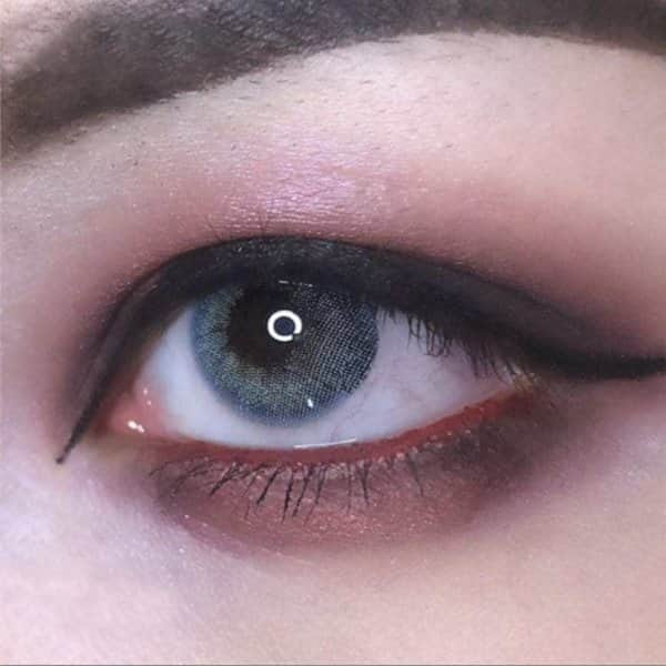 עדשות מגע צבעוניות שנתיות MO03 SKY BLUE