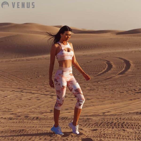 סט ספורט צבאי ורוד