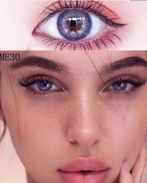 זוג עדשות צבעוניות שנתיות ME30 PINK VIOLET