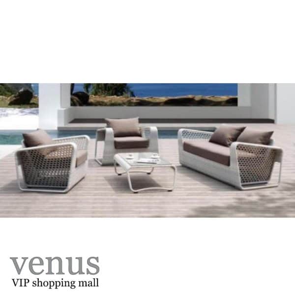 פינת ישיבה מודרנית לגן 2+1+1 ושולחן קפה KP50211