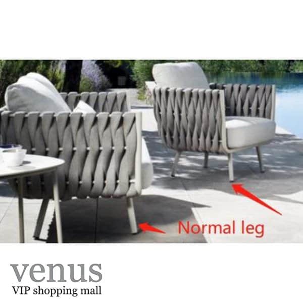 זוג כורסאות לגן 1+1 ושולחן קפה KP70204