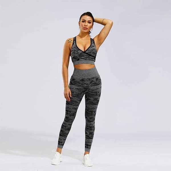 סט אפור שחור קטיפתי