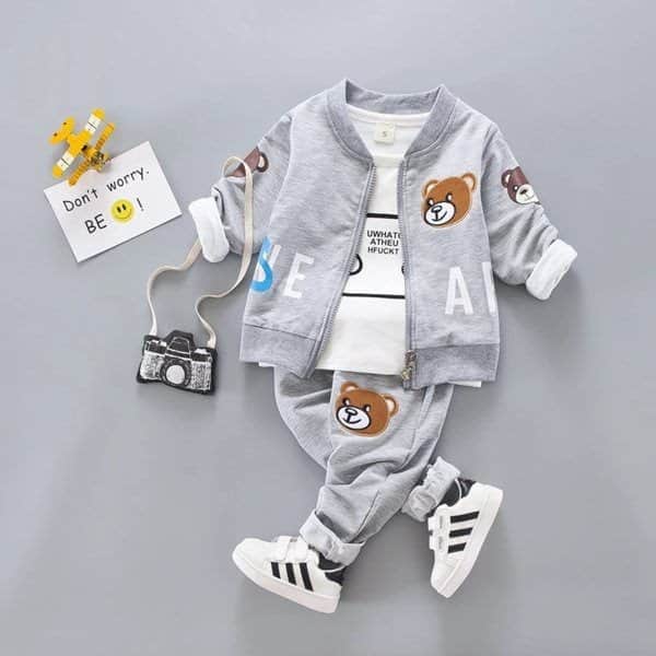 טרנינג דובי - אפור