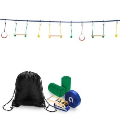 מסלול נינגה מאתגר הכולל מסלולו 7 אביזרי מאתגרים