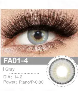 עדשות מגע צבעוניות שנתיות סיירן גריי