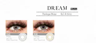 עדשות מגע צבעוניות שנתיות סדרת הדרים