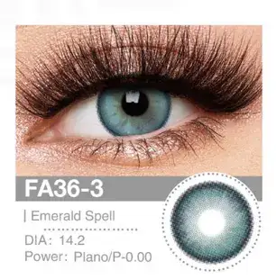 עדשות מגע צבעוניות שנתיות ספיר בלו