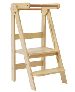 מגדל-למידה-מעץ-מתקפל-צבע-טבעי