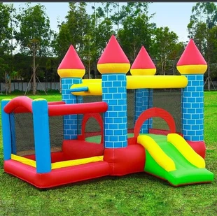 מתנפח טרמפולינה טירה פלוס, כולל מפוח