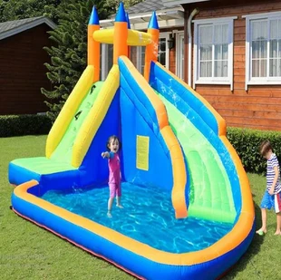 מתנפח מטירה דוקטור דולפין כולל מפוח