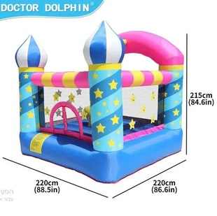 מתנפח טרמפולינה נסיכות דוקטור דולפין כולל מפוח