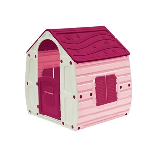 בית ילדים מתקפל מפלסטיק למרפסת בשני גדלים לבחירה, אחסון קל ומהיר