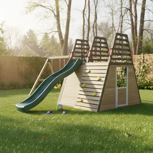 מתקן-טיפוס משלוב לילדים מגיל 3-6