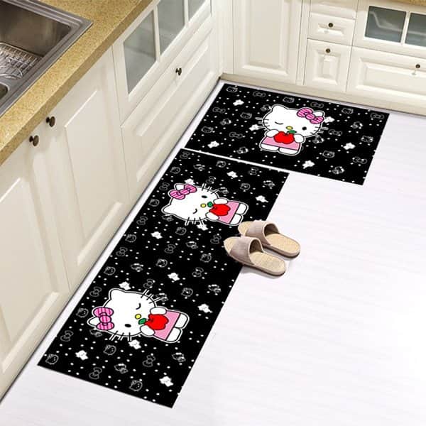 סט זוג שטיחי מטבח - הלו קיטי