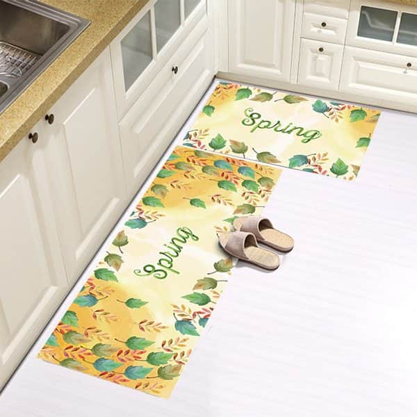 סט זוג שטיחי מטבח - SPRING צהוב