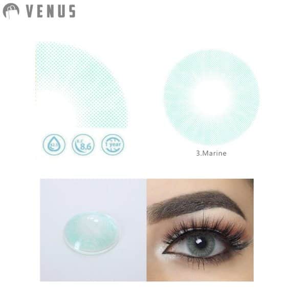 זוג עדשות צבעוניות שנתיות איכותיות Marine