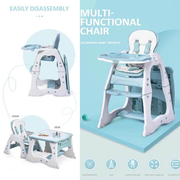 כיסא אוכל לפעוט - מתקפל לשולחן