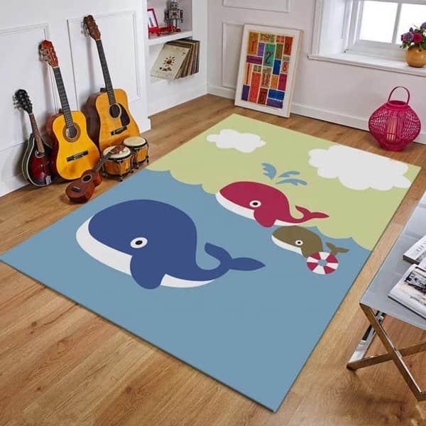 שטיח ילדים - לוויתנים