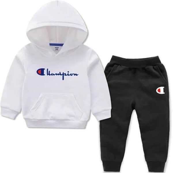 טרנינג חמים לילדים - לבן